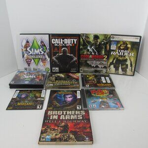 PC Games Lot 11 Different Titles Read Description For Details